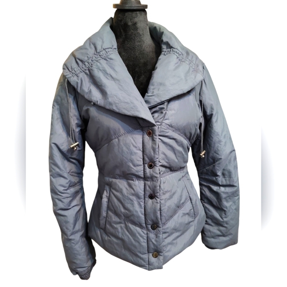 Chill Couture Med Puff Women's Navy Puffer Jacket